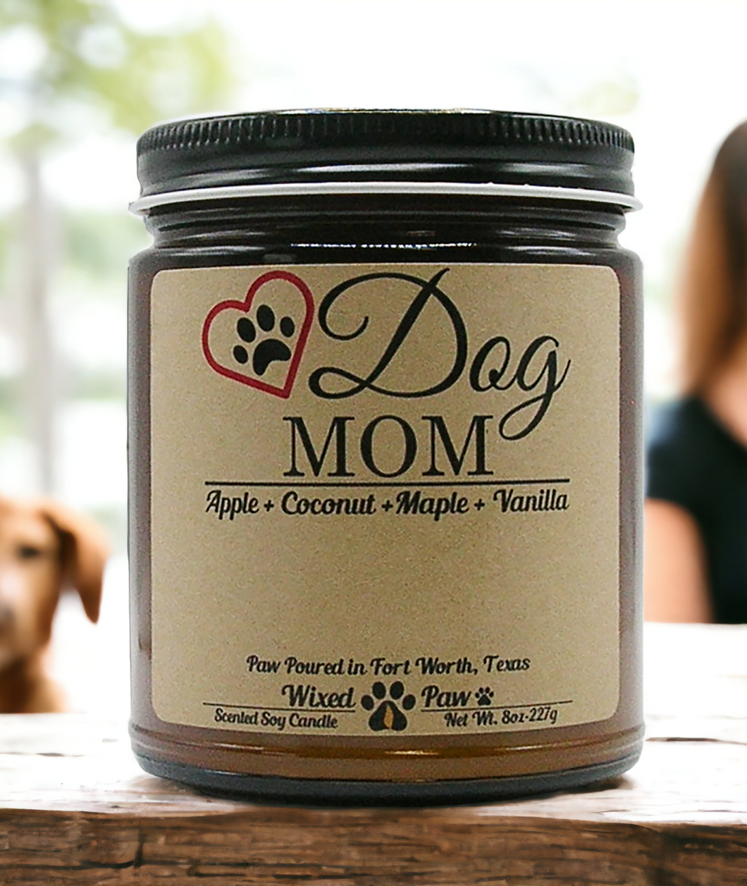 Dog Mom 8 oz. Jar - Apples & Maple Bourbon